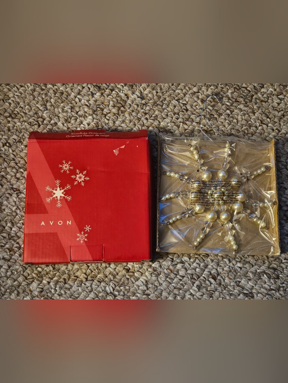 Avon 2006 Snowflake Christmas Ornament